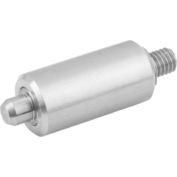 Indexing Plunger Wo Collar Size:3, D1=18, D=8, L=56, Form:N W Threaded Pin Wo. Groove, Ss Not